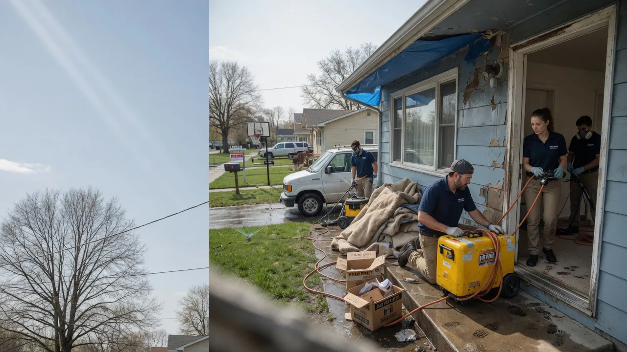 Basement Flood Cleanup in Afton, OK near me